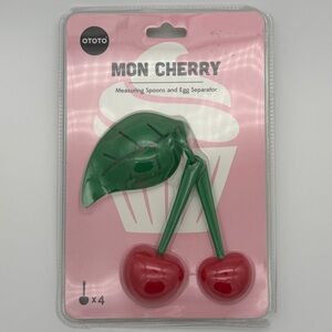 OTOTO Mon Cherry Measuring Spoons & Egg Separator